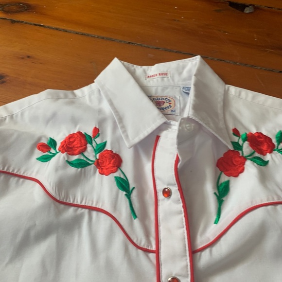 Vintage Western Rodeo Shirt - Size Large - Picture 2 of 8